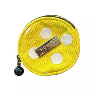 Marc Jacobs Yellow Polka Dot Coin Pouch